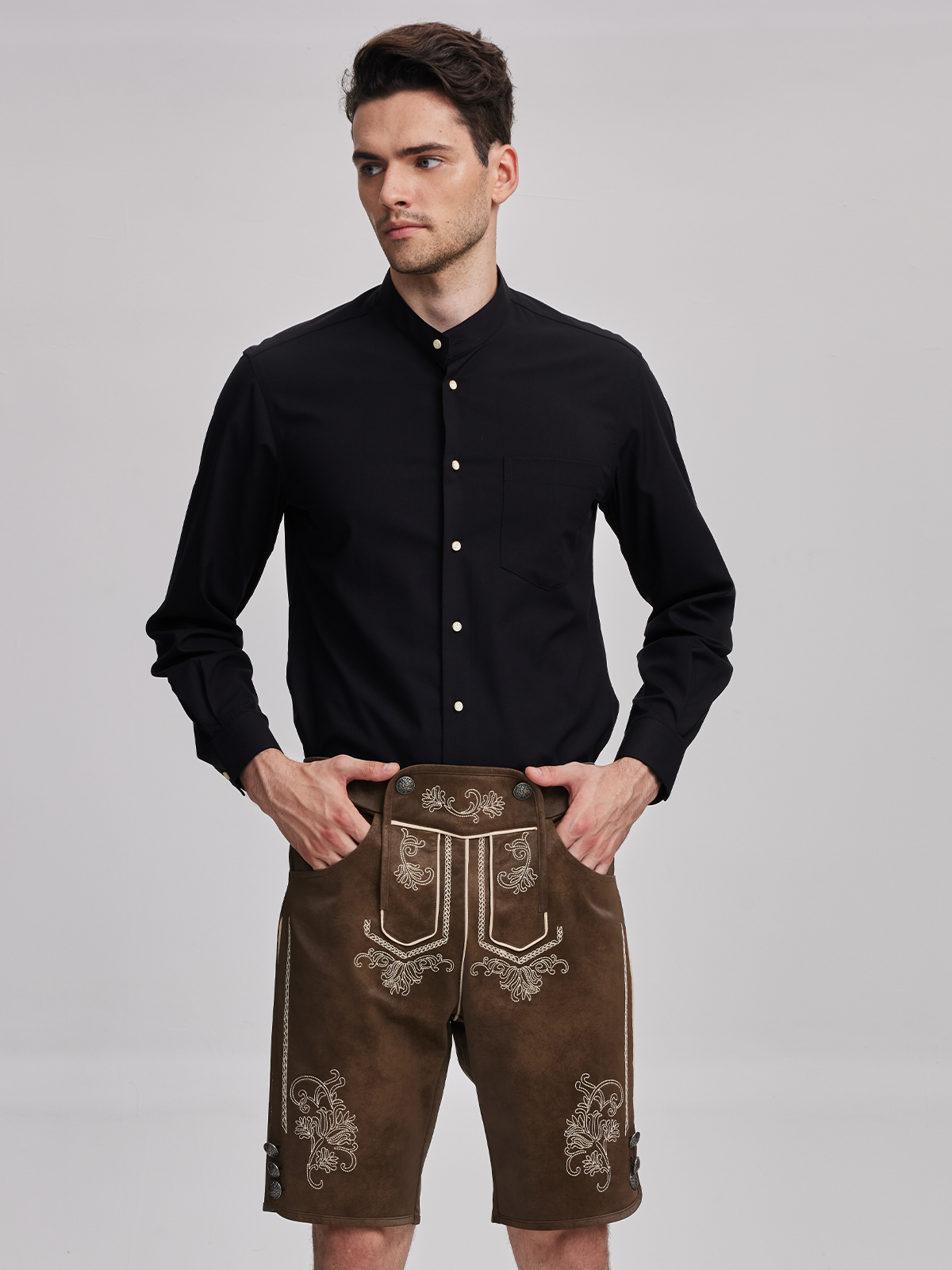 Dirndl Schwarz Weiß